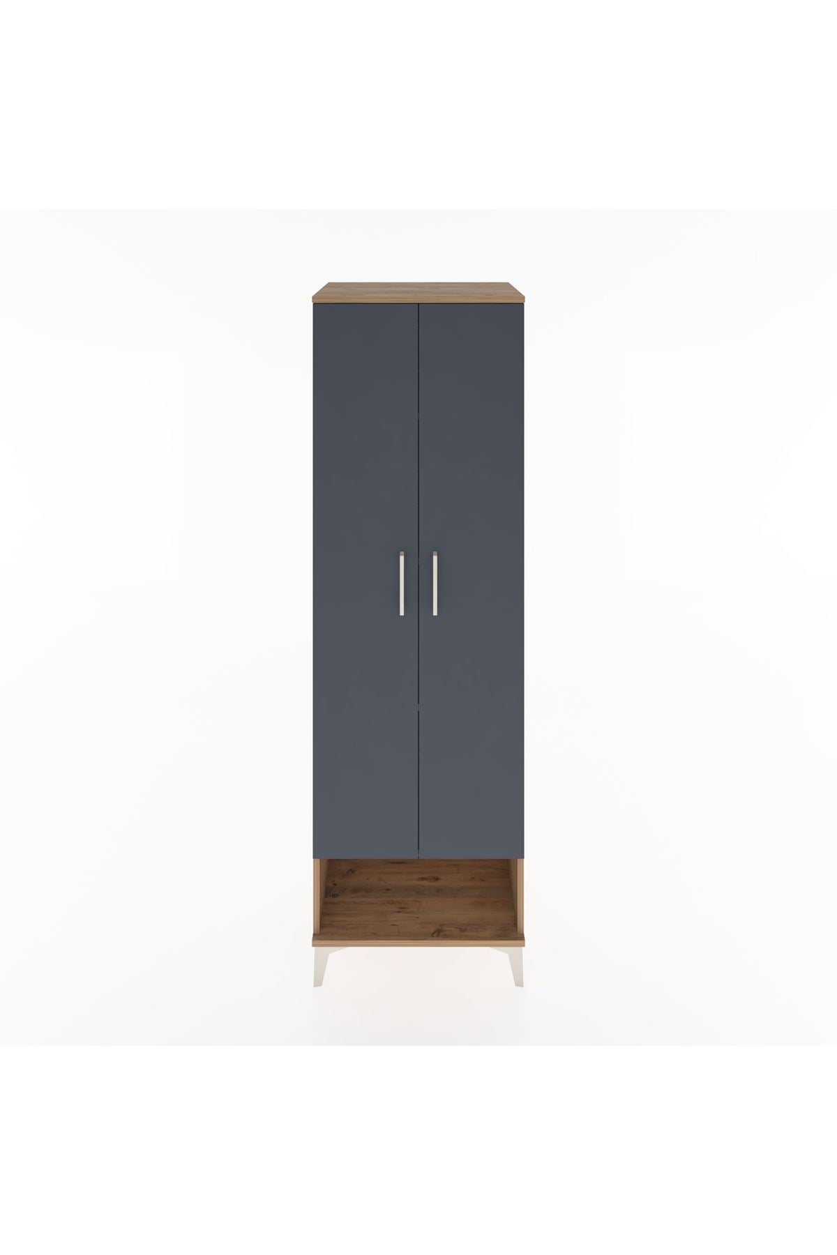 Hyperion Dolap 4 Raflı 2 Kapaklı 60x44x195 - S59M072V8B