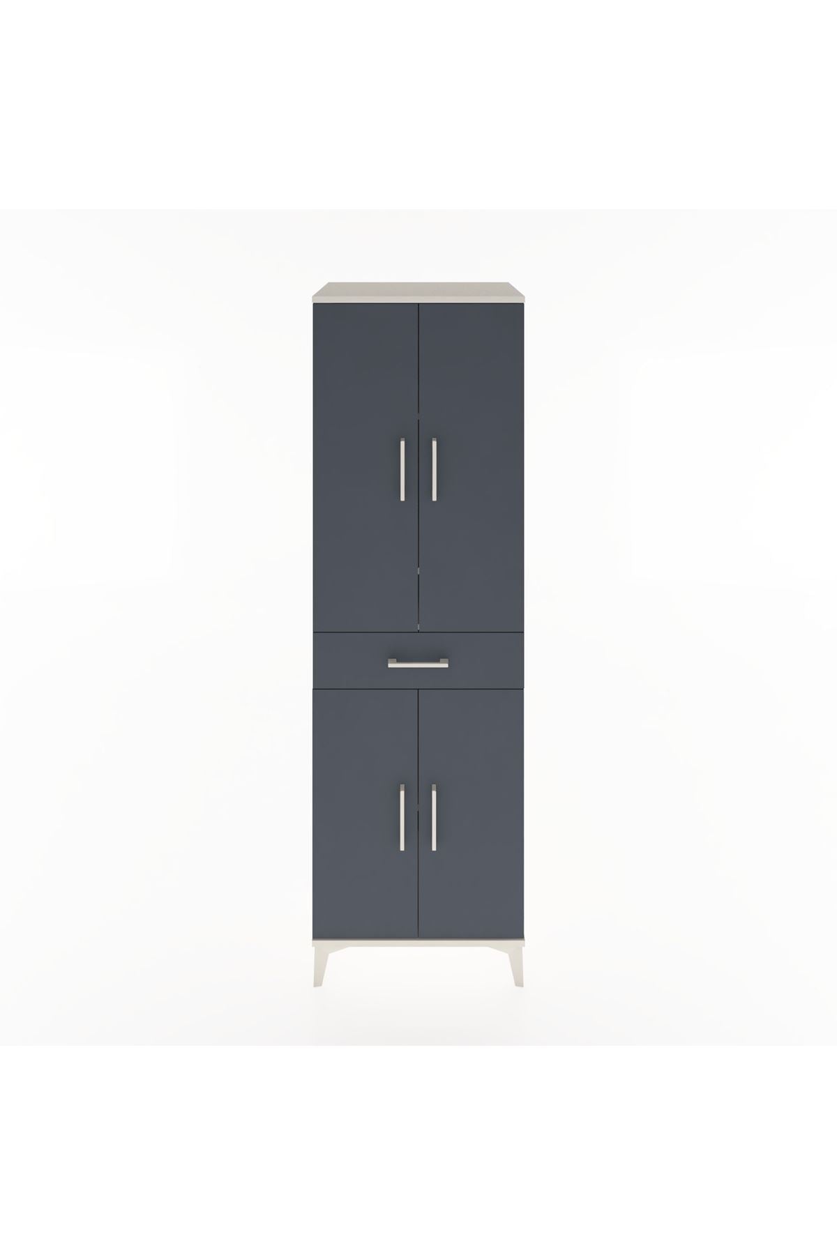 Hyperion Dolap 4 Raflı Tek Çekmeceli 4 Kapaklı 60x44x195 - S59M073V2B