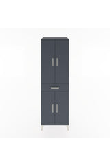 Hyperion Dolap 4 Raflı Tek Çekmeceli 4 Kapaklı 60x44x195