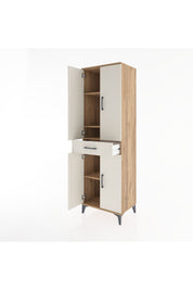 Hyperion Dolap 4 Raflı Tek Çekmeceli 4 Kapaklı 60x44x195 - S59M073V7B