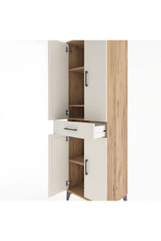 Hyperion Dolap 4 Raflı Tek Çekmeceli 4 Kapaklı 60x44x195 - S59M073V7B