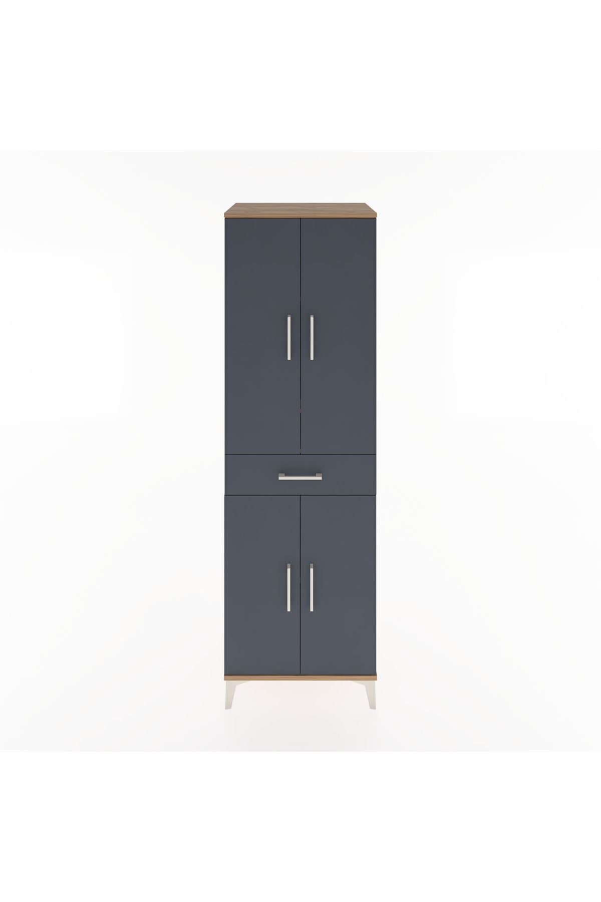 Hyperion Dolap 4 Raflı Tek Çekmeceli 4 Kapaklı 60x44x195 - S59M073V8B