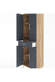 Hyperion Dolap 4 Raflı Tek Çekmeceli 4 Kapaklı 60x44x195 - S59M073V8B