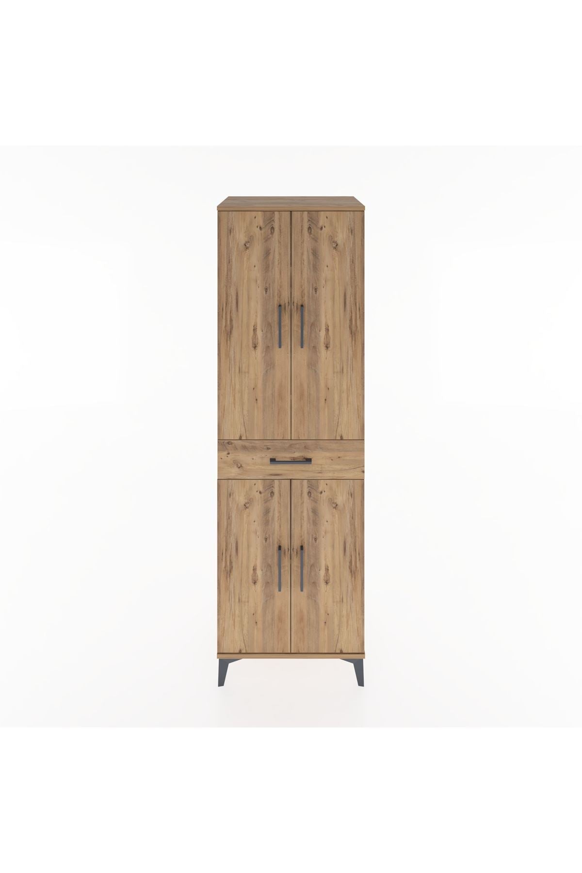 Hyperion Dolap 4 Raflı Tek Çekmeceli 4 Kapaklı 60x44x195 - S59M073V9B