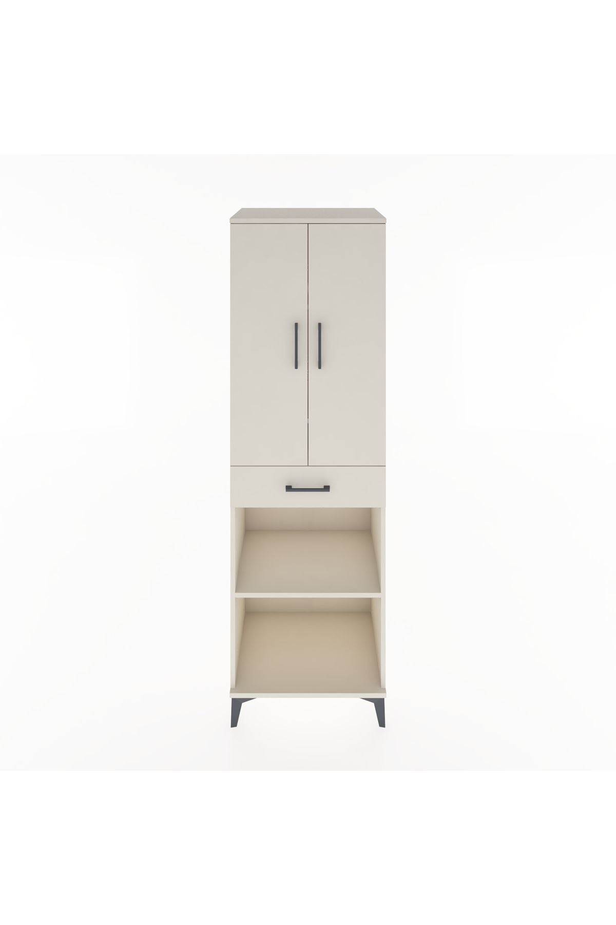 Hyperion Dolap 4 Raflı Tek Çekmeceli 2 Kapaklı 60x44x195 - S59M074V1B