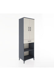 Hyperion Dolap 4 Raflı Tek Çekmeceli 2 Kapaklı 60x44x195 - S59M074V4B