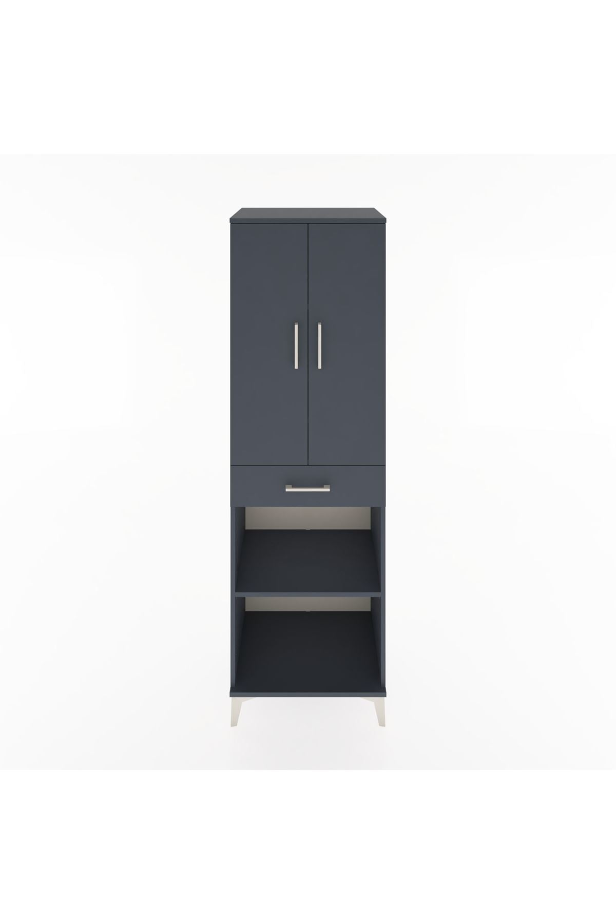 Hyperion Dolap 4 Raflı Tek Çekmeceli 2 Kapaklı 60x44x195 - S59M074V5B