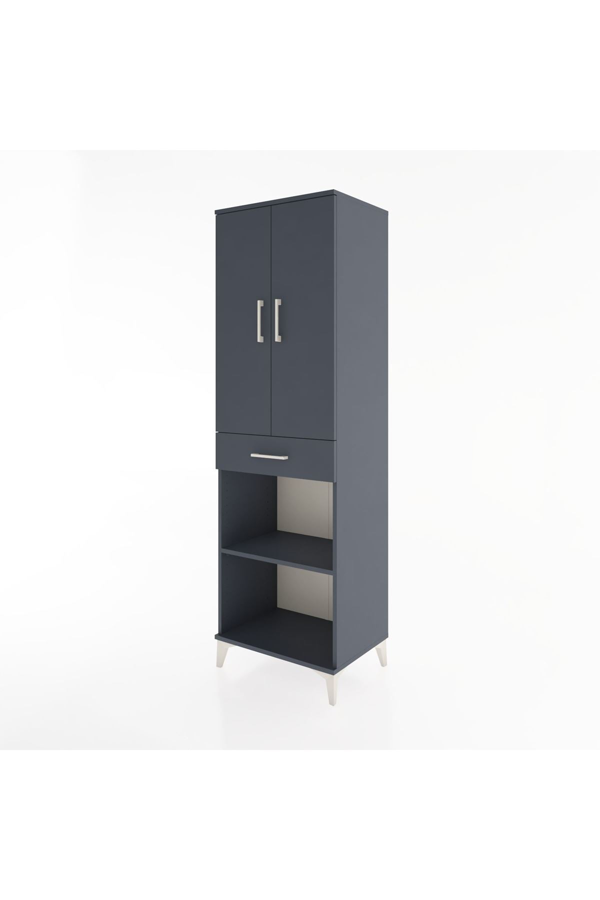 Hyperion Dolap 4 Raflı Tek Çekmeceli 2 Kapaklı 60x44x195 - S59M074V5B