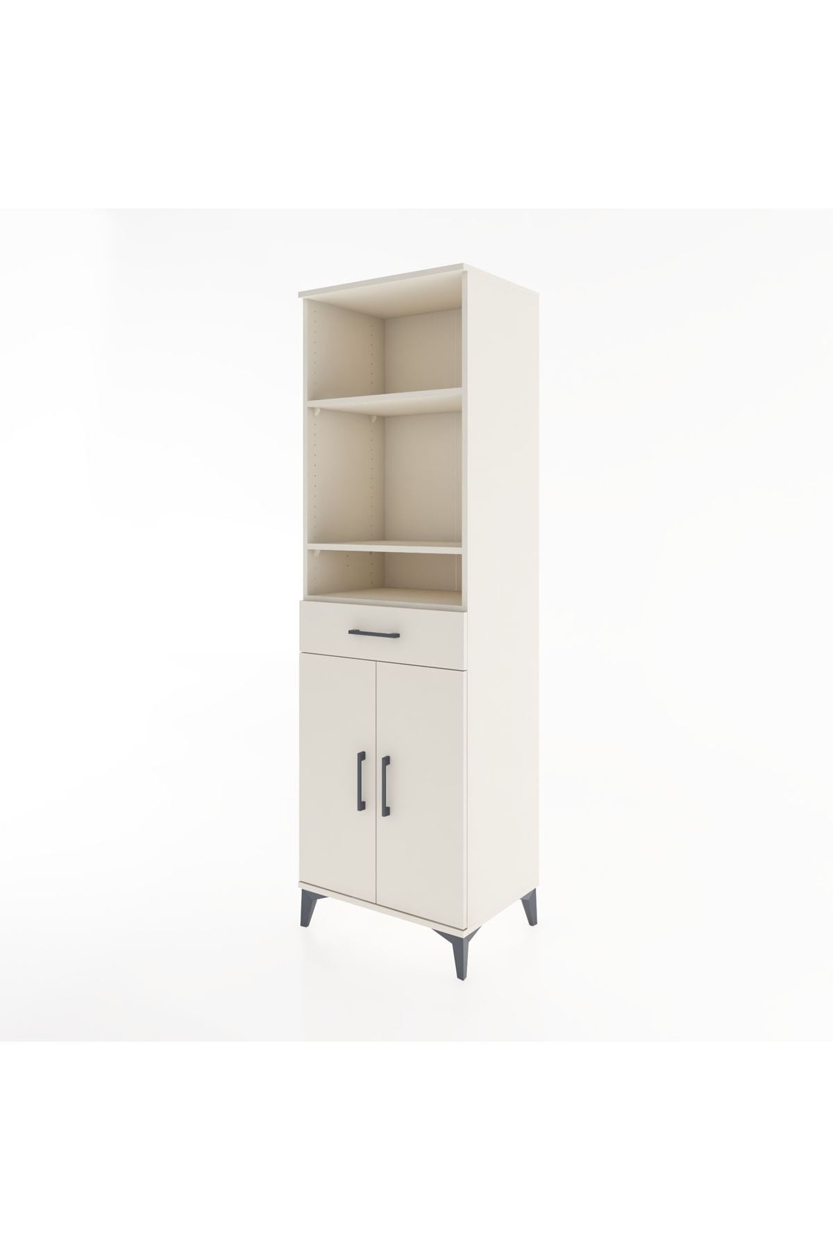 Hyperion Dolap 4 Raflı Tek Çekmeceli 2 Kapaklı 60x44x195 - S59M075V1B