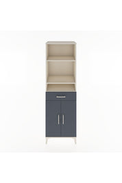 Hyperion Dolap 4 Raflı Tek Çekmeceli 2 Kapaklı 60x44x195 - S59M075V2B