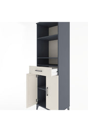 Hyperion Dolap 4 Raflı Tek Çekmeceli 2 Kapaklı 60x44x195 - S59M075V4B
