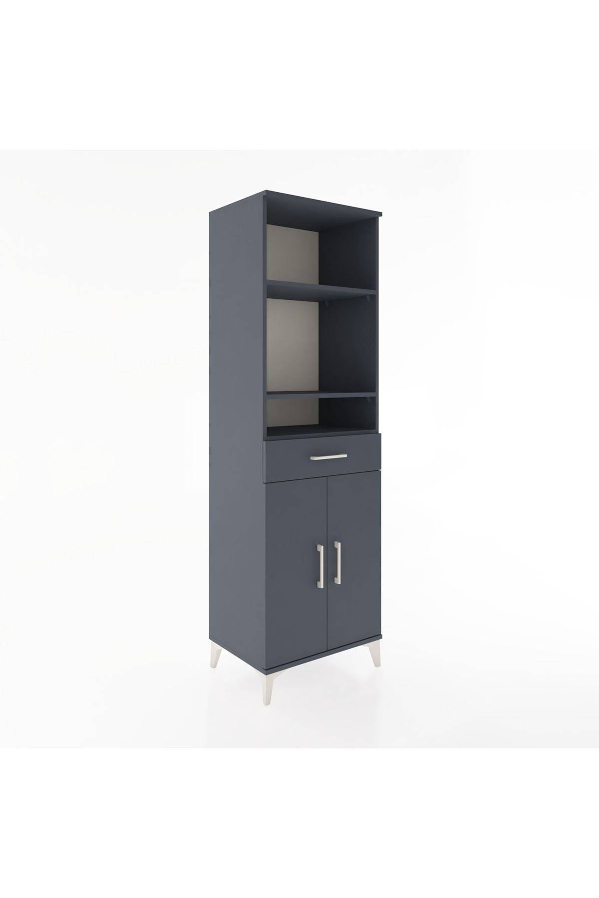 Hyperion Dolap 4 Raflı Tek Çekmeceli 2 Kapaklı 60x44x195 - S59M075V5B