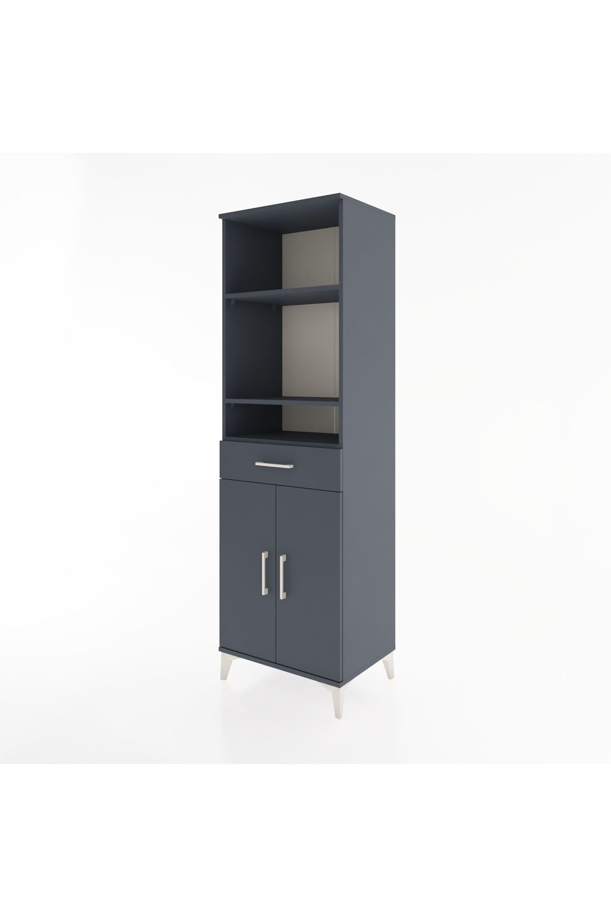 Hyperion Dolap 4 Raflı Tek Çekmeceli 2 Kapaklı 60x44x195 - S59M075V5B