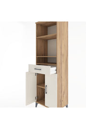 Hyperion Dolap 4 Raflı Tek Çekmeceli 2 Kapaklı 60x44x195 - S59M075V7B