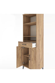 Hyperion Dolap 4 Raflı Tek Çekmeceli 2 Kapaklı 60x44x195 - S59M075V9B