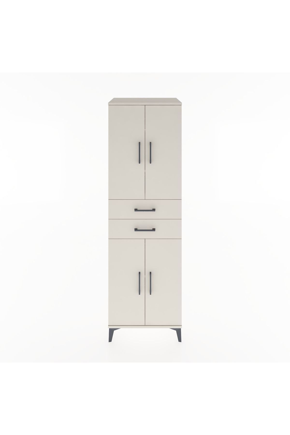 Hyperion Dolap 4 Raflı 2 Çekmeceli 4 Kapaklı 60x44x195 - S59M076V1B