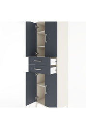 Hyperion Dolap 4 Raflı 2 Çekmeceli 4 Kapaklı 60x44x195 - S59M076V2B