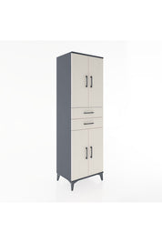 Hyperion Dolap 4 Raflı 2 Çekmeceli 4 Kapaklı 60x44x195 - S59M076V4B