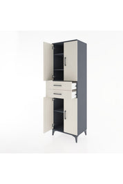 Hyperion Dolap 4 Raflı 2 Çekmeceli 4 Kapaklı 60x44x195 - S59M076V4B