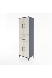 Hyperion Dolap 4 Raflı 2 Çekmeceli 4 Kapaklı 60x44x195 - S59M076V4B