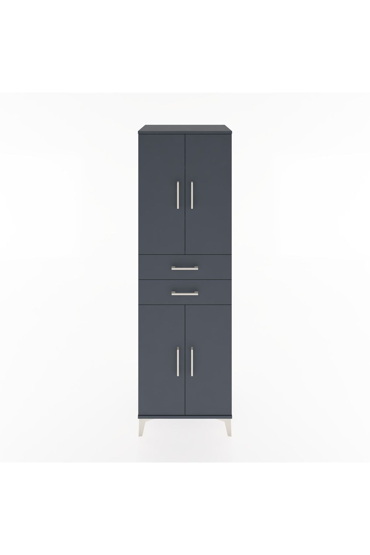 Hyperion Dolap 4 Raflı 2 Çekmeceli 4 Kapaklı 60x44x195 - S59M076V5B