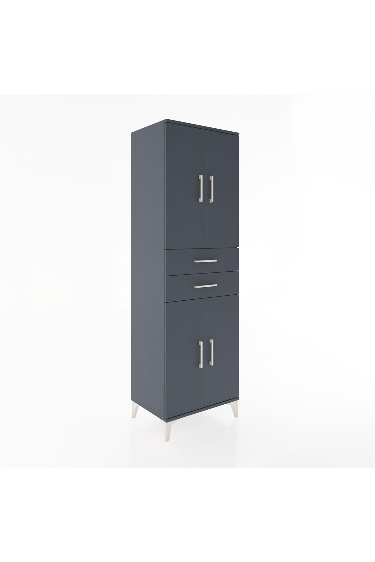 Hyperion Dolap 4 Raflı 2 Çekmeceli 4 Kapaklı 60x44x195 - S59M076V5B