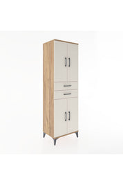 Hyperion Dolap 4 Raflı 2 Çekmeceli 4 Kapaklı 60x44x195 - S59M076V7B