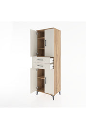 Hyperion Dolap 4 Raflı 2 Çekmeceli 4 Kapaklı 60x44x195 - S59M076V7B