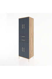Hyperion Dolap 4 Raflı 2 Çekmeceli 4 Kapaklı 60x44x195 - S59M076V8B