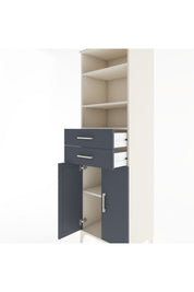 Hyperion Dolap 4 Raflı 2 Çekmeceli 2 Kapaklı 60x44x195 - S59M077V2B