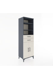 Hyperion Dolap 4 Raflı 2 Çekmeceli 2 Kapaklı 60x44x195 - S59M077V4B