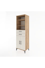 Hyperion Dolap 4 Raflı 2 Çekmeceli 2 Kapaklı 60x44x195 - S59M077V7B