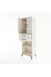 Hyperion Dolap 4 Raflı 2 Çekmeceli 2 Kapaklı 60x44x195 - S59M078V1B