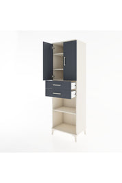 Hyperion Dolap 4 Raflı 2 Çekmeceli 2 Kapaklı 60x44x195 - S59M078V2B