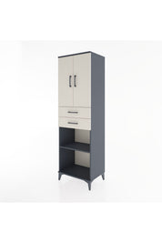 Hyperion Dolap 4 Raflı 2 Çekmeceli 2 Kapaklı 60x44x195 - S59M078V4B