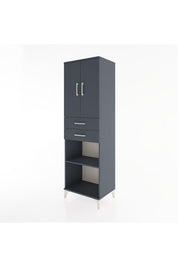 Hyperion Dolap 4 Raflı 2 Çekmeceli 2 Kapaklı 60x44x195 - S59M078V5B