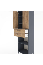 Hyperion Dolap 4 Raflı 2 Çekmeceli 2 Kapaklı 60x44x195 - S59M078V6B