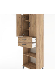 Hyperion Dolap 4 Raflı 2 Çekmeceli 2 Kapaklı 60x44x195 - S59M078V9B