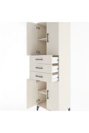 Hyperion Dolap 3 Raflı 3 Çekmeceli 4 Kapaklı 60x44x195 - S59M079V1B