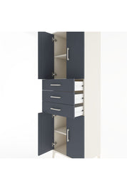 Hyperion Dolap 3 Raflı 3 Çekmeceli 4 Kapaklı 60x44x195 - S59M079V2B