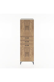 Hyperion Dolap 3 Raflı 3 Çekmeceli 4 Kapaklı 60x44x195 - S59M079V3B