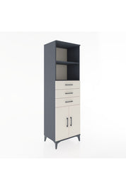 Hyperion Dolap 3 Raflı 3 Çekmeceli 2 Kapaklı 60x44x195 - S59M080V4B