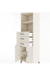 Hyperion Dolap 3 Raflı 3 Çekmeceli 2 Kapaklı 60x44x195 - S59M081V1B