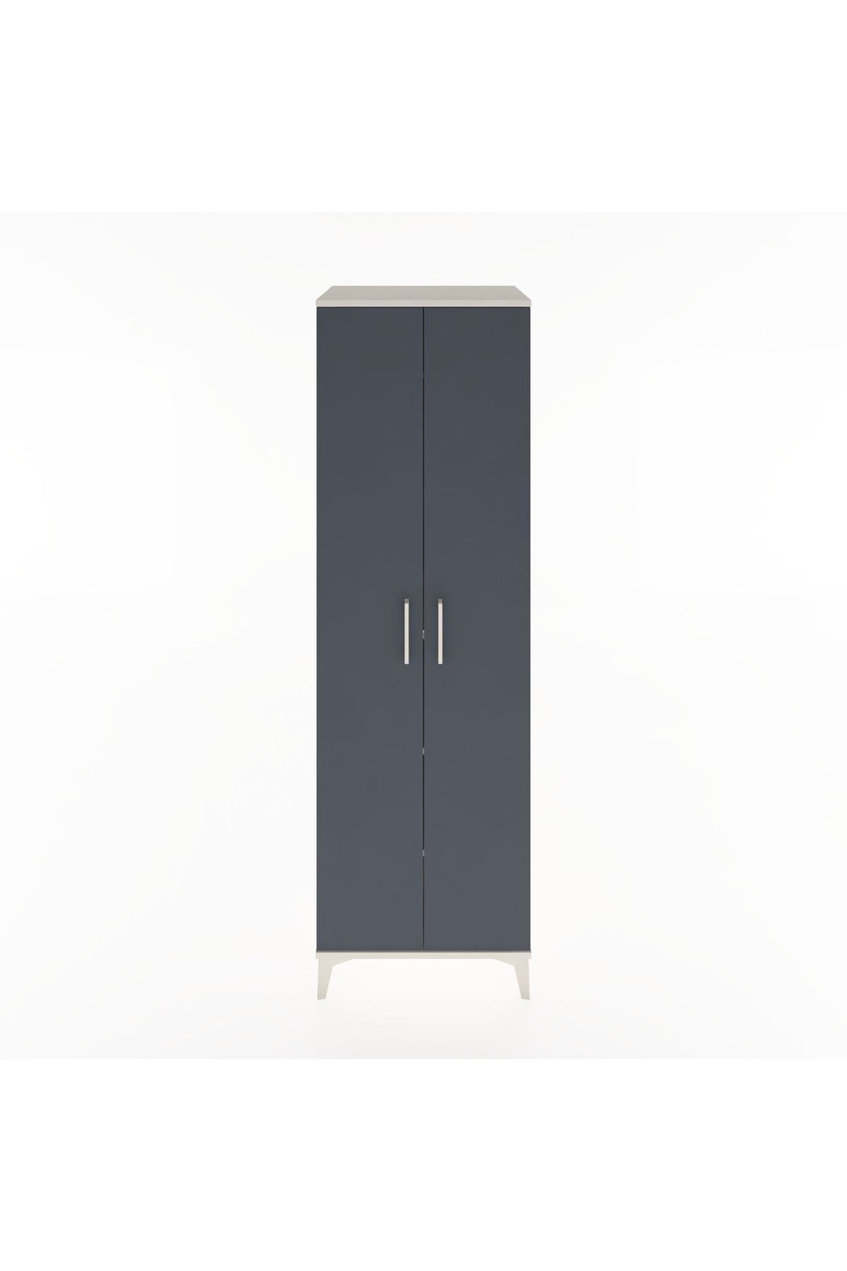 Hyperion Dolap 3 Raflı 2 Kapaklı Tek Askılı 60x44x195 - S59M082V2B
