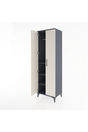 Hyperion Dolap 3 Raflı 2 Kapaklı Tek Askılı 60x44x195 - S59M082V4B