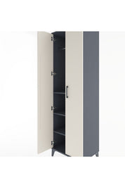 Hyperion Dolap 3 Raflı 2 Kapaklı Tek Askılı 60x44x195 - S59M082V4B