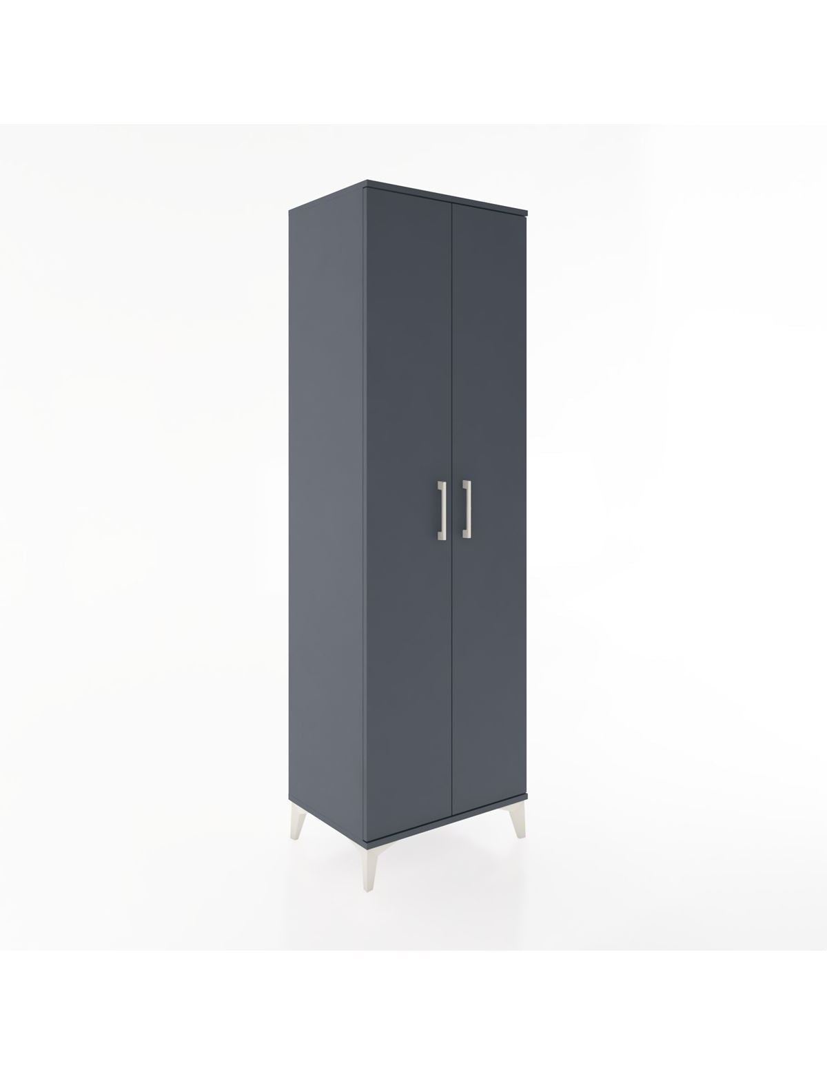 Hyperion Dolap 3 Raflı 2 Kapaklı Tek Askılı 60x44x195 - S59M082V5B