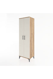 Hyperion Dolap 3 Raflı 2 Kapaklı Tek Askılı 60x44x195 - S59M082V7B