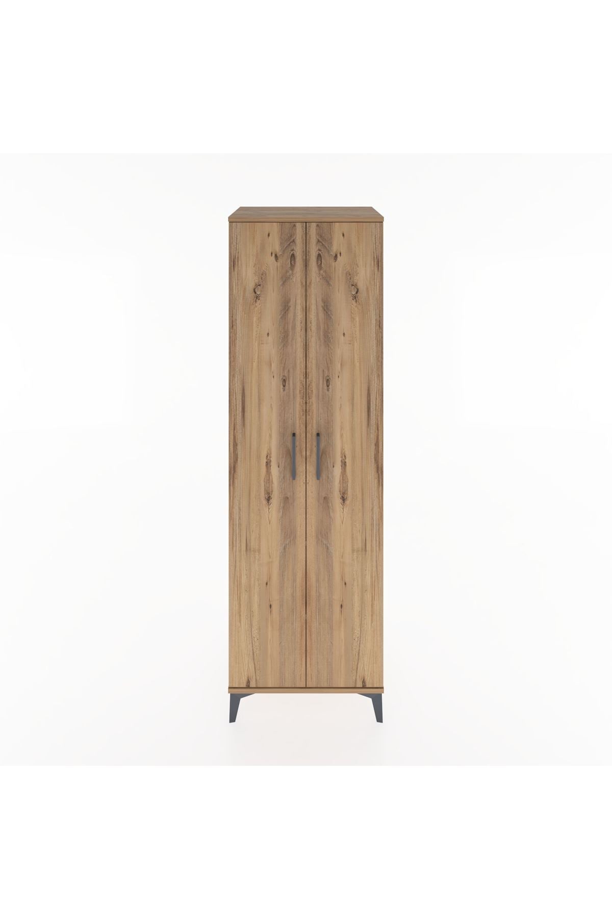 Hyperion Dolap 3 Raflı 2 Kapaklı Tek Askılı 60x44x195 - S59M082V9B