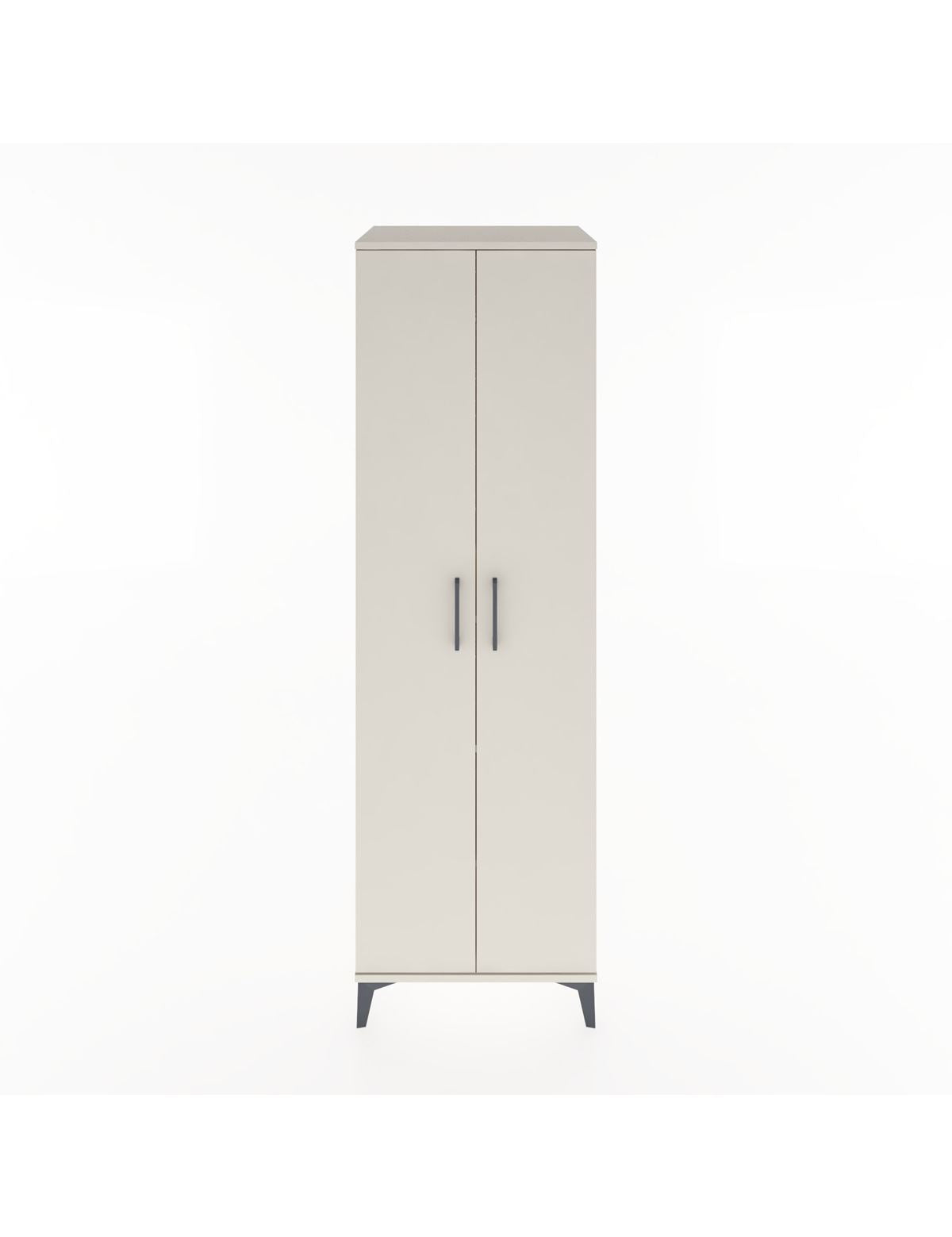 Hyperion Dolap 3 Raflı 2 Kapaklı Tek Askılı 60x44x195 - S59M083V1B